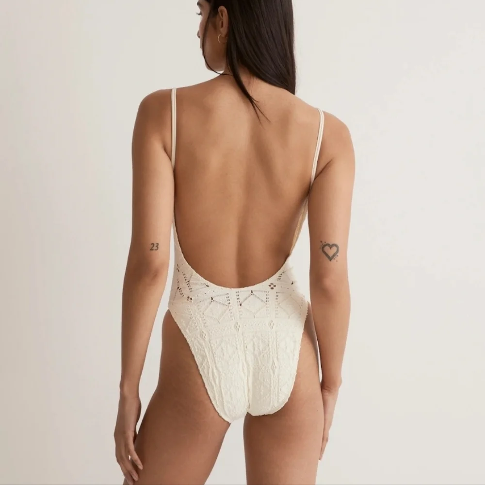 New!Frankie's Bikinis Juliet Cheeky One‎ Piece Swimsuit